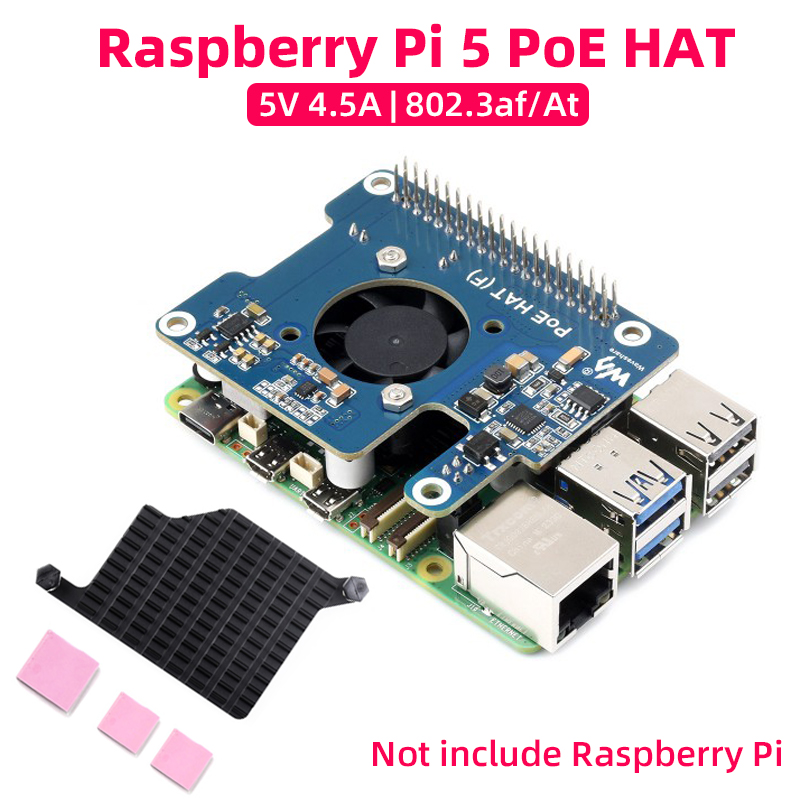 Argon One V3 M.2 Nvme Case - 라즈베리 파이 5 PoE HAT (F)