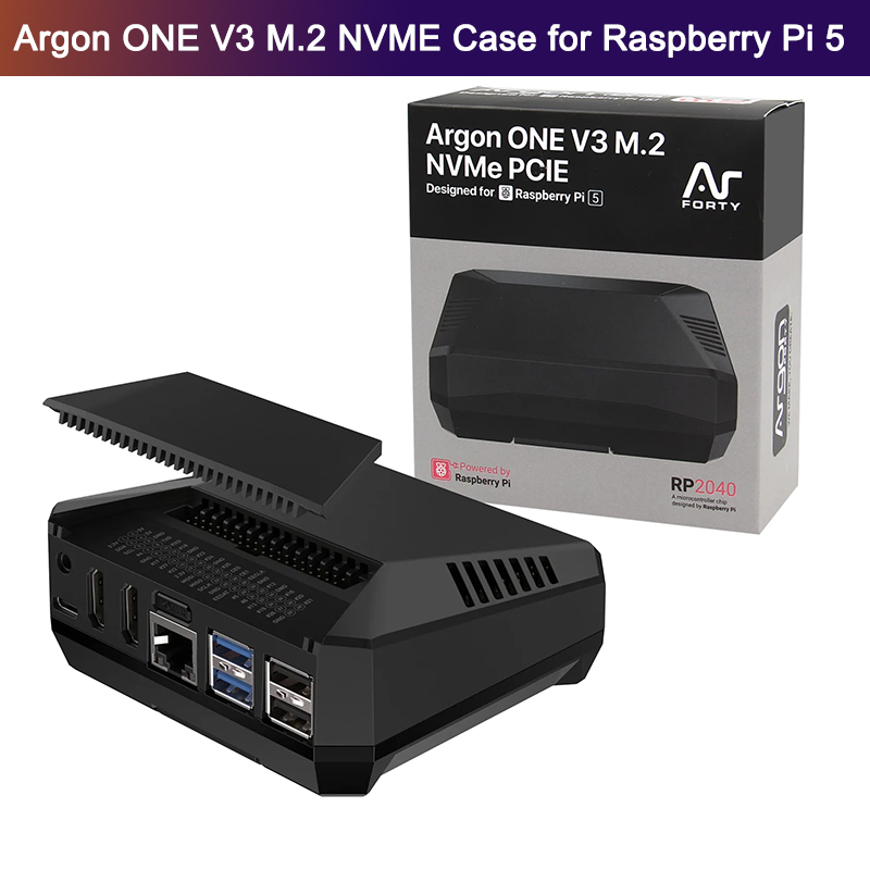 알루미늄 쉘 내장 PWM 선풍기, 아르곤 ONE V3  - Argon One V3 M.2 Nvme Case 리뷰 및 가격